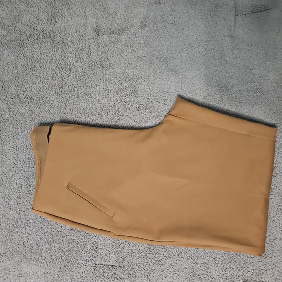 Chico's Tan Juliette Side Vent Pant Sz. 2.5 (14) Like New - Picture 5 of 6